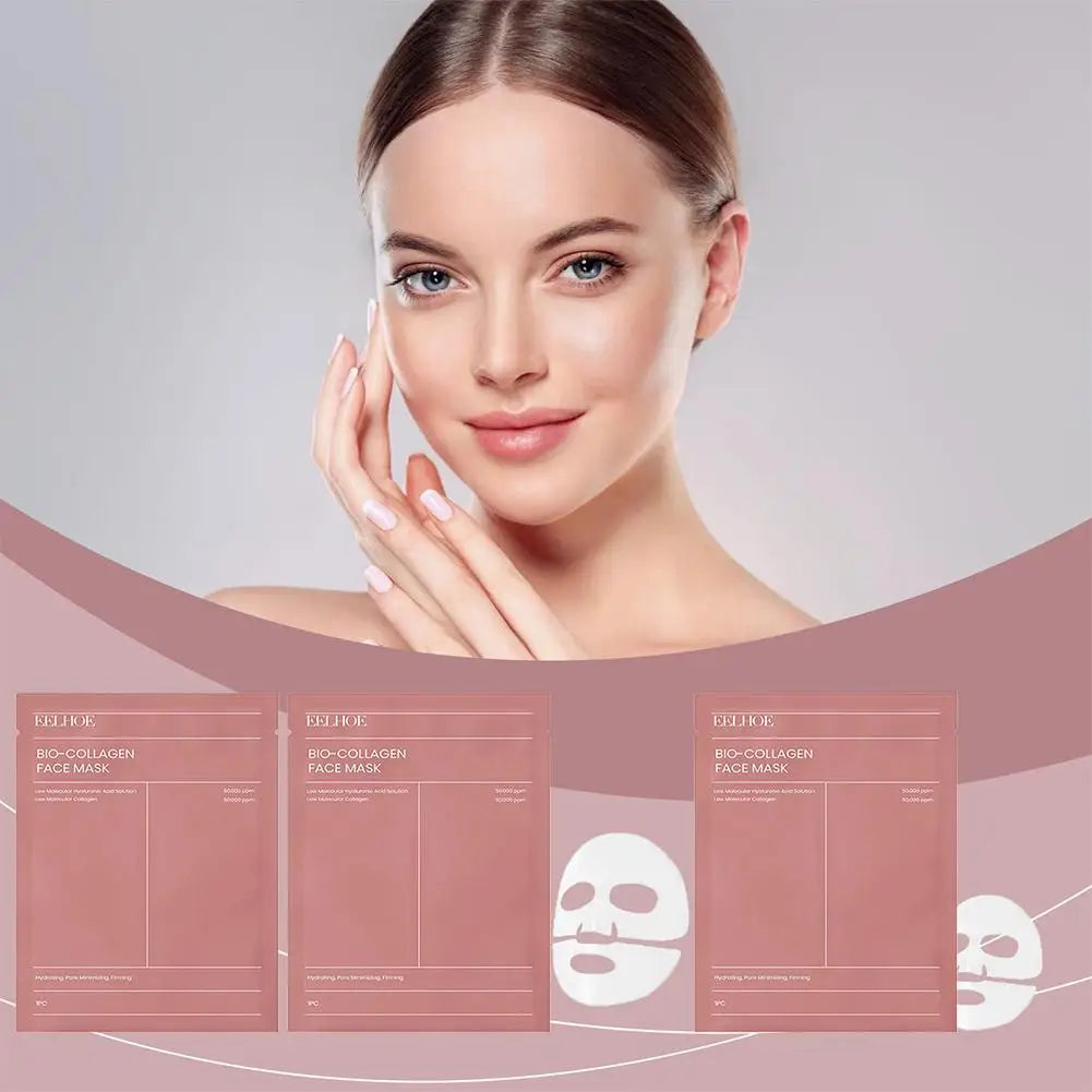 Masque facial au collagène, produit éclaircissant pour le visage, hydratant, raffermissant en profondeur, beauté, soins de la peau, J8I3